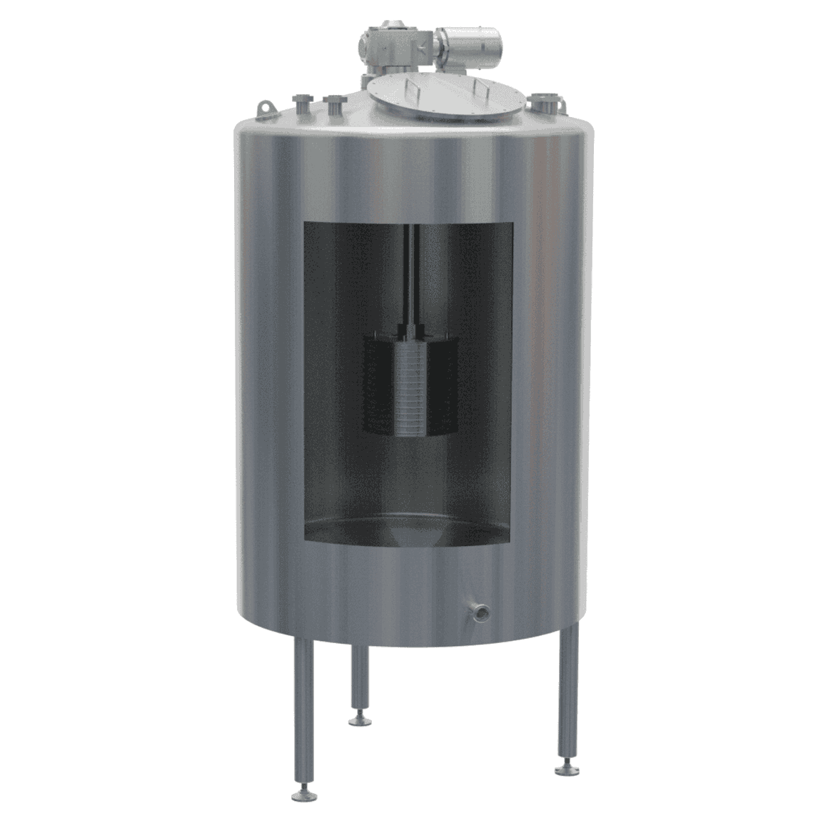 ProRBR direct installation reactor system with transparent viewing window