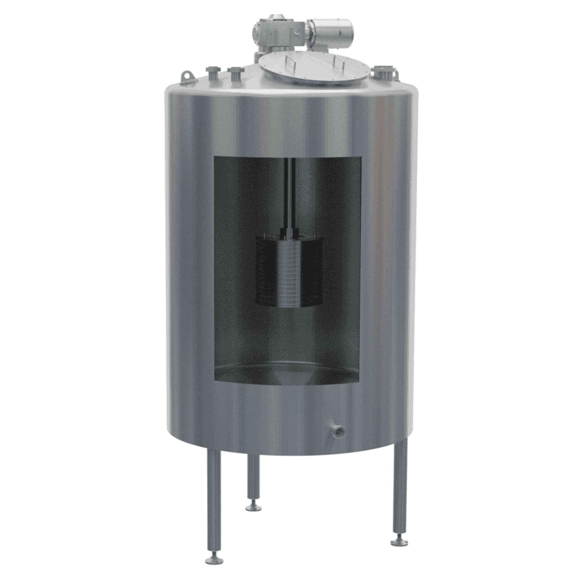 ProRBR direct installation reactor system with transparent viewing window