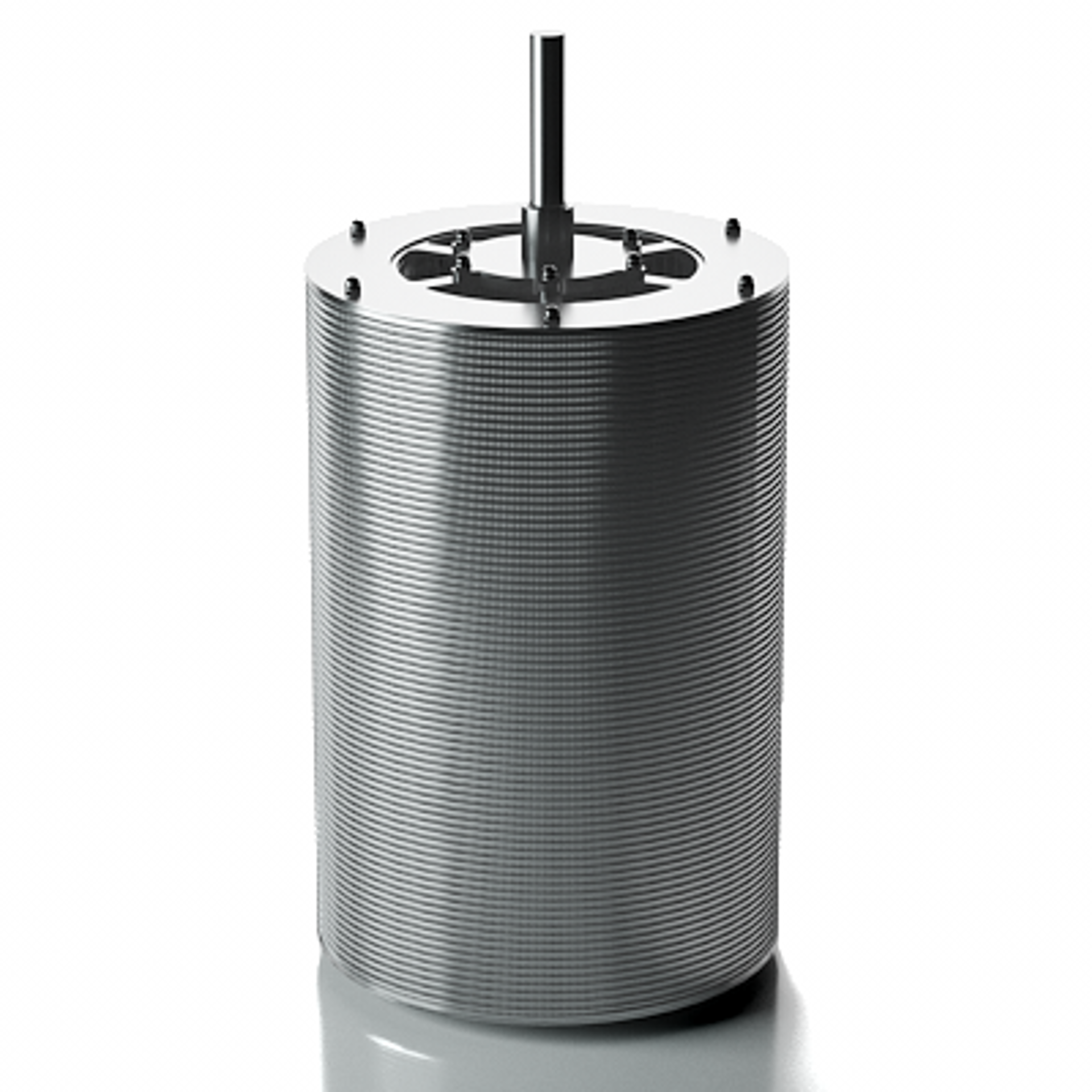 reactor for industrial scale chemical processes and reactions with a shaft