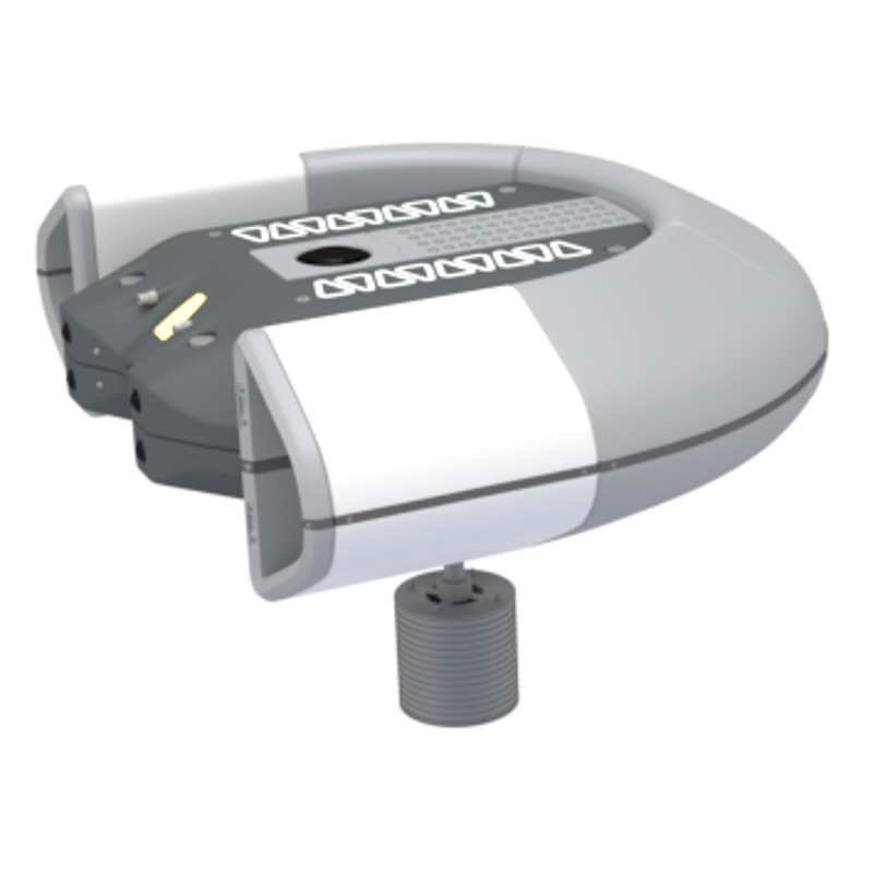 Precision overhead stirrer drive with digital speed controls and shaft connection for laboratory reactors, mixing, and process development.