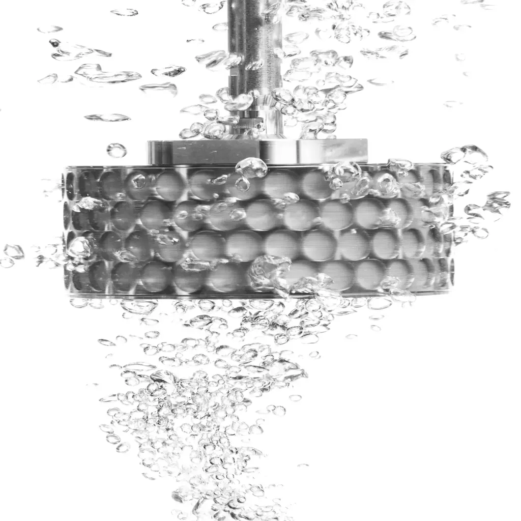 fine bubble aeration applied in a Rotating Bed Reactor